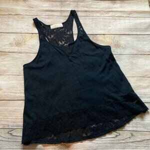Abercrombie & Fitch Juniors / Womens Lace Back Racerback Tank Top